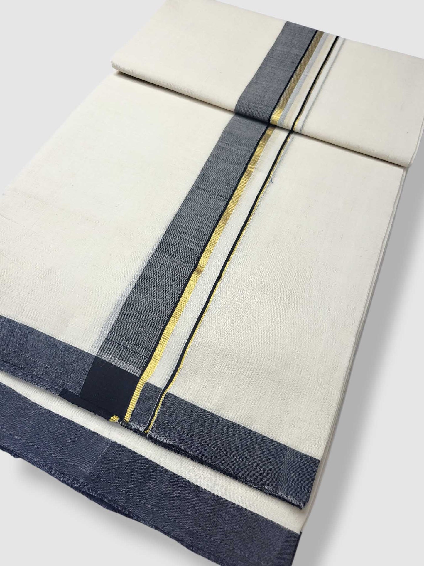 Kerala Balaramapuram Pure Cotton Handloom Mundu/Dhoti