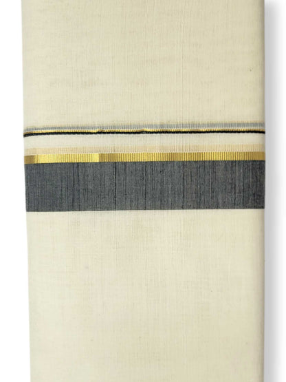 Kerala Balaramapuram Pure Cotton Handloom Mundu/Dhoti