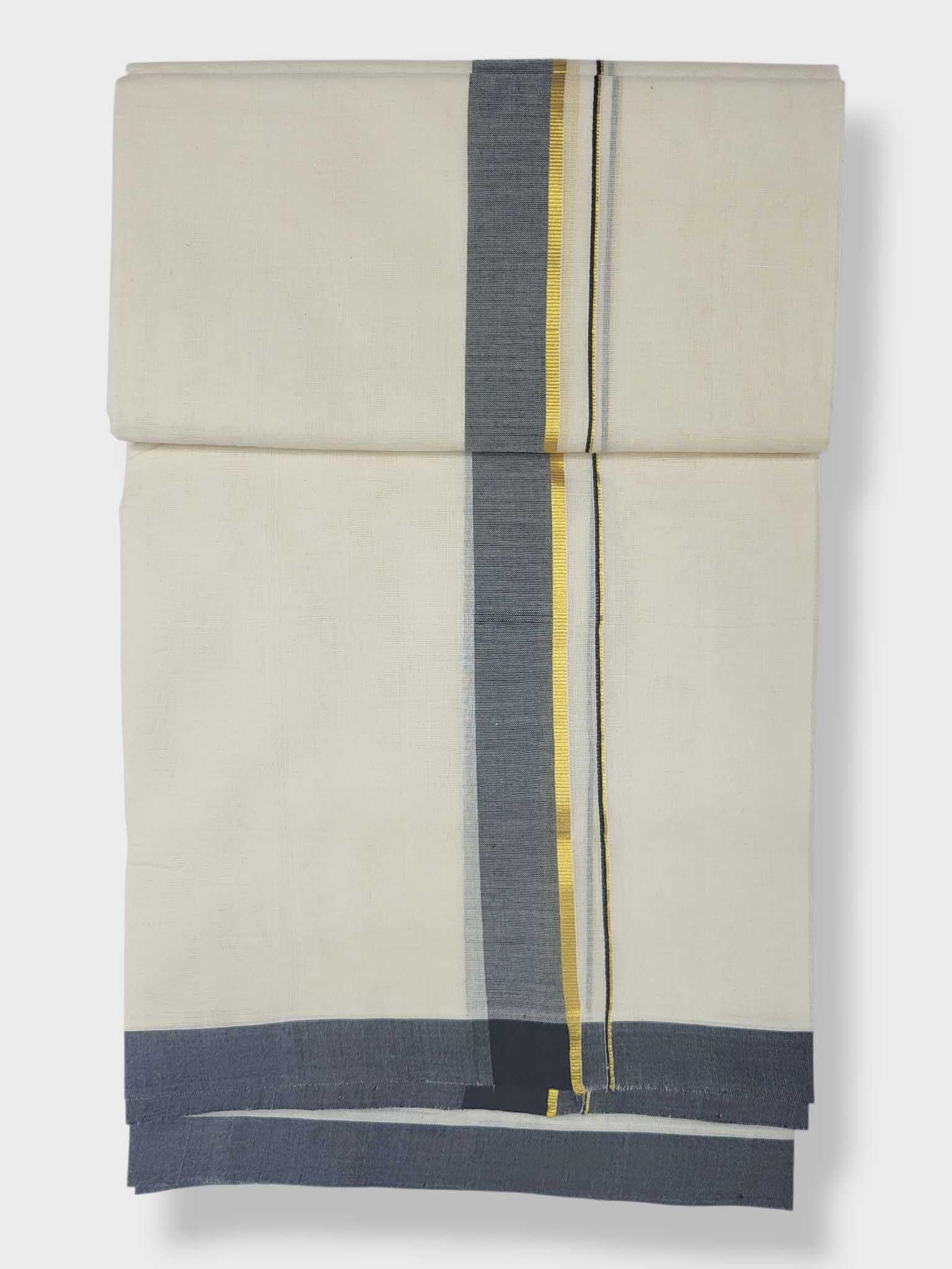 Kerala Balaramapuram Pure Cotton Handloom Mundu/Dhoti