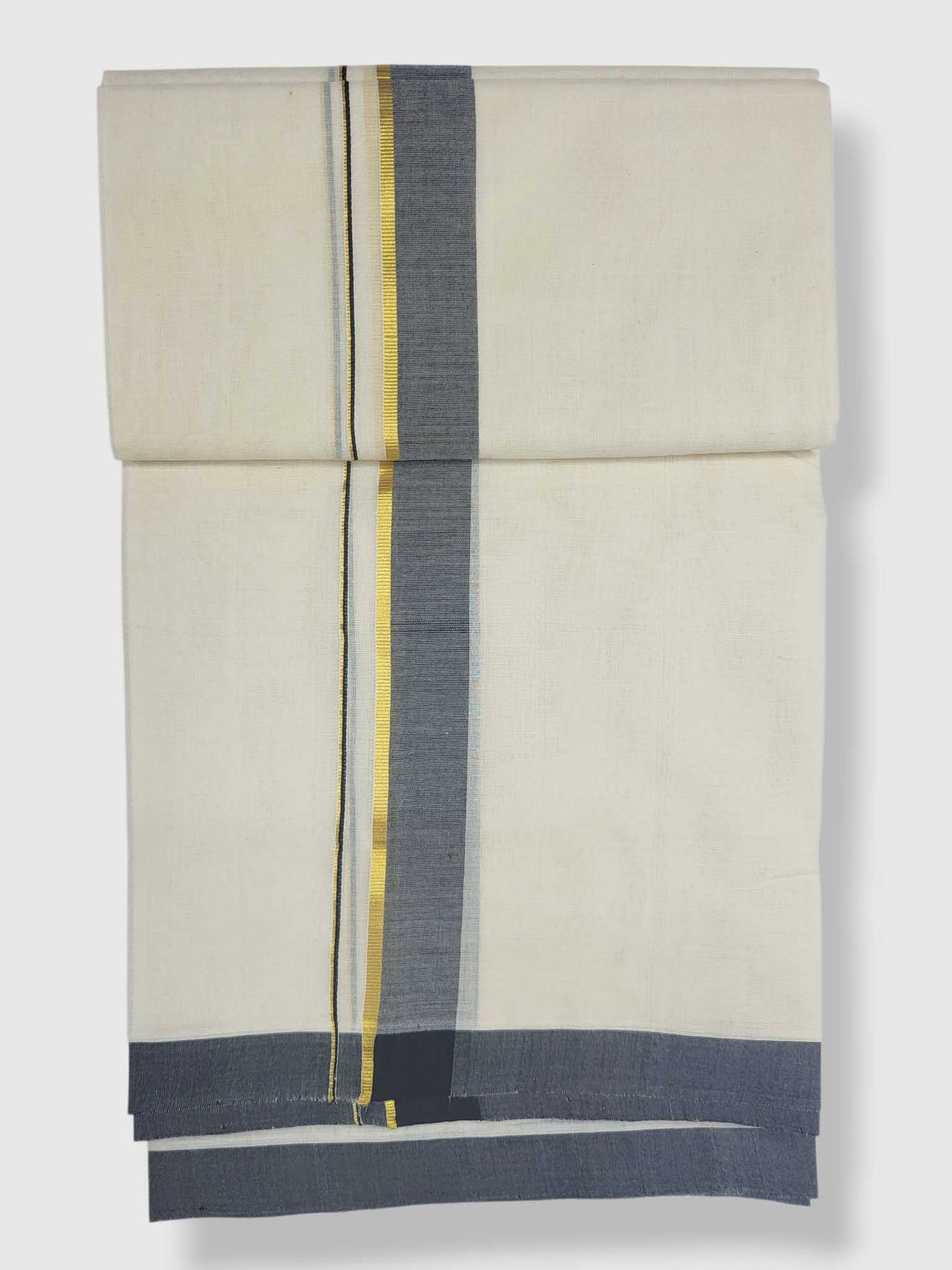 Kerala Balaramapuram Pure Cotton Handloom Mundu/Dhoti