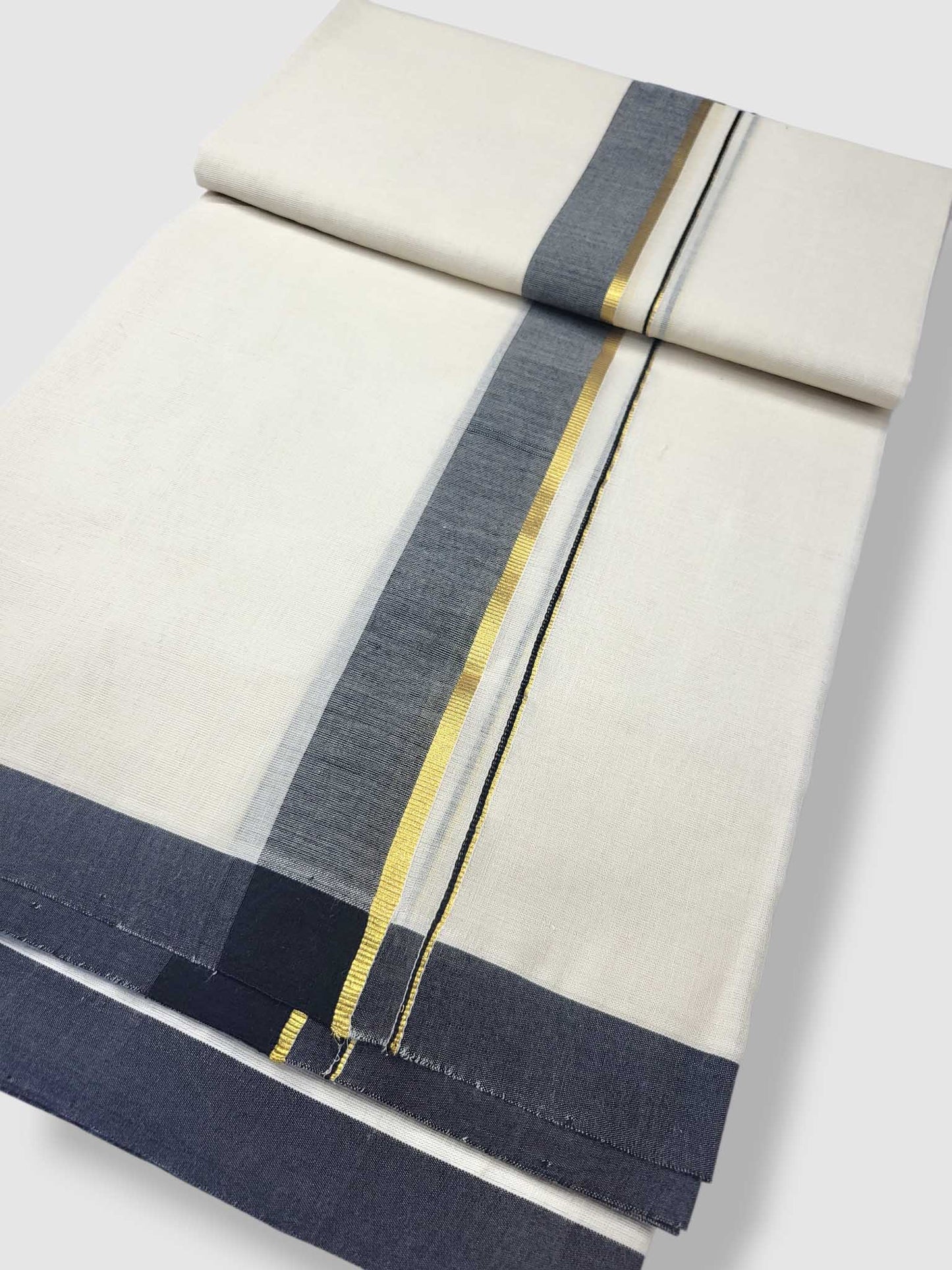 Kerala Balaramapuram Pure Cotton Handloom Mundu/Dhoti