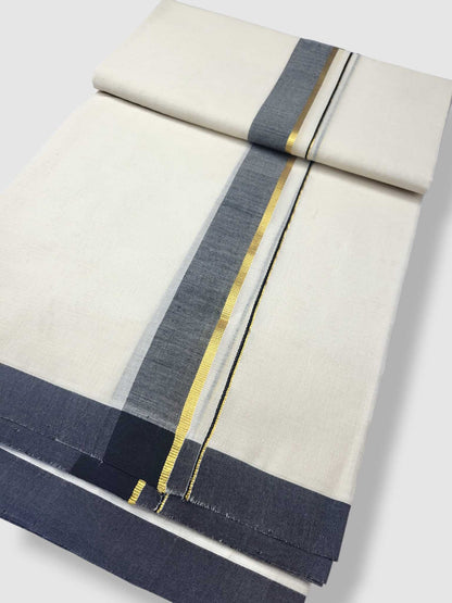 Kerala Balaramapuram Pure Cotton Handloom Mundu/Dhoti
