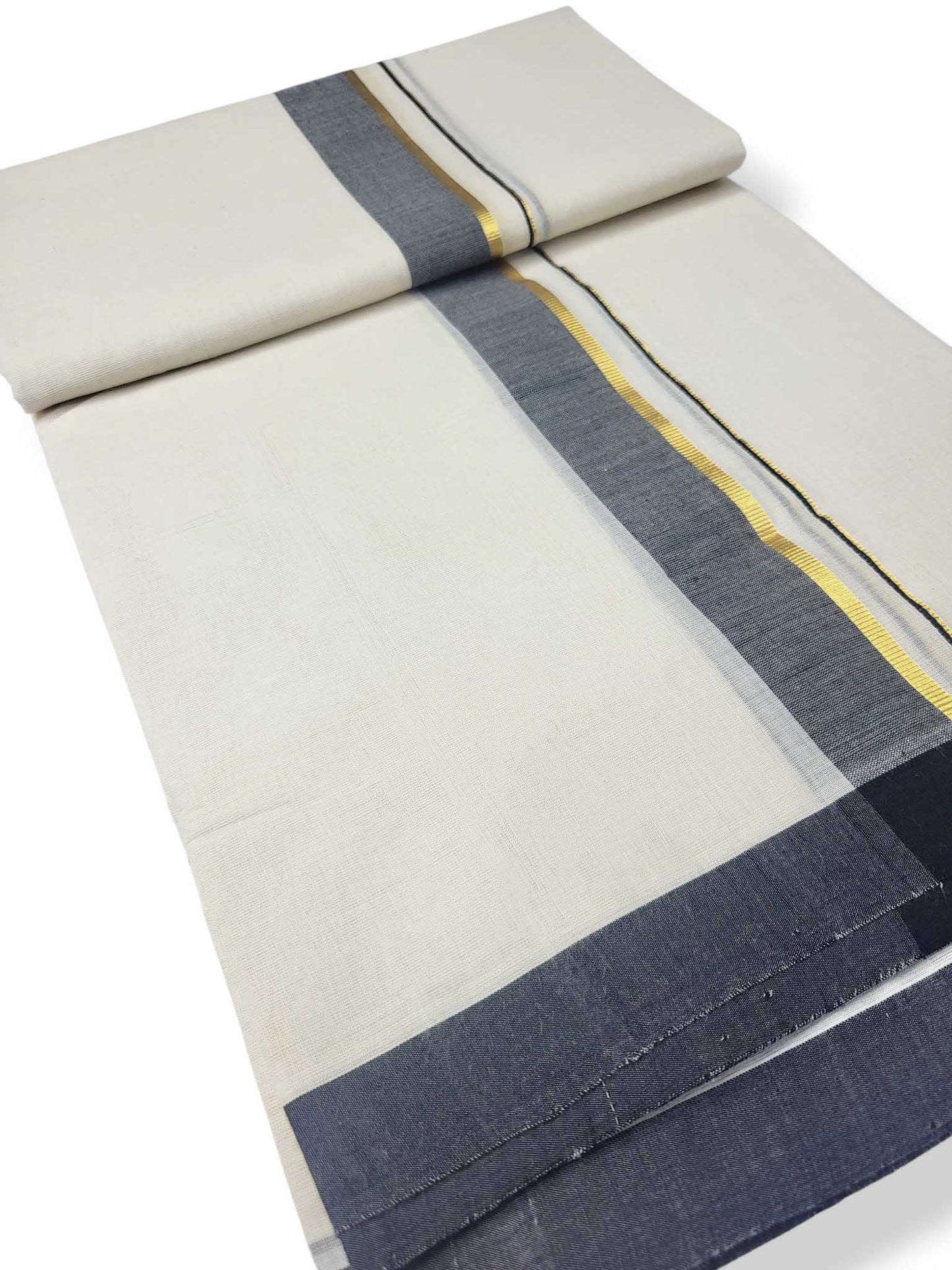 Kerala Balaramapuram Pure Cotton Handloom Mundu/Dhoti