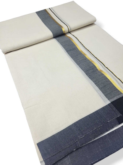 Kerala Balaramapuram Pure Cotton Handloom Mundu/Dhoti