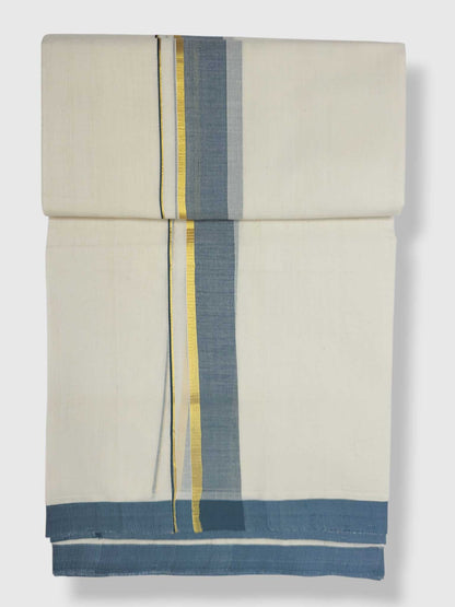Kerala Balaramapuram Pure Cotton Handloom Mundu/Dhoti