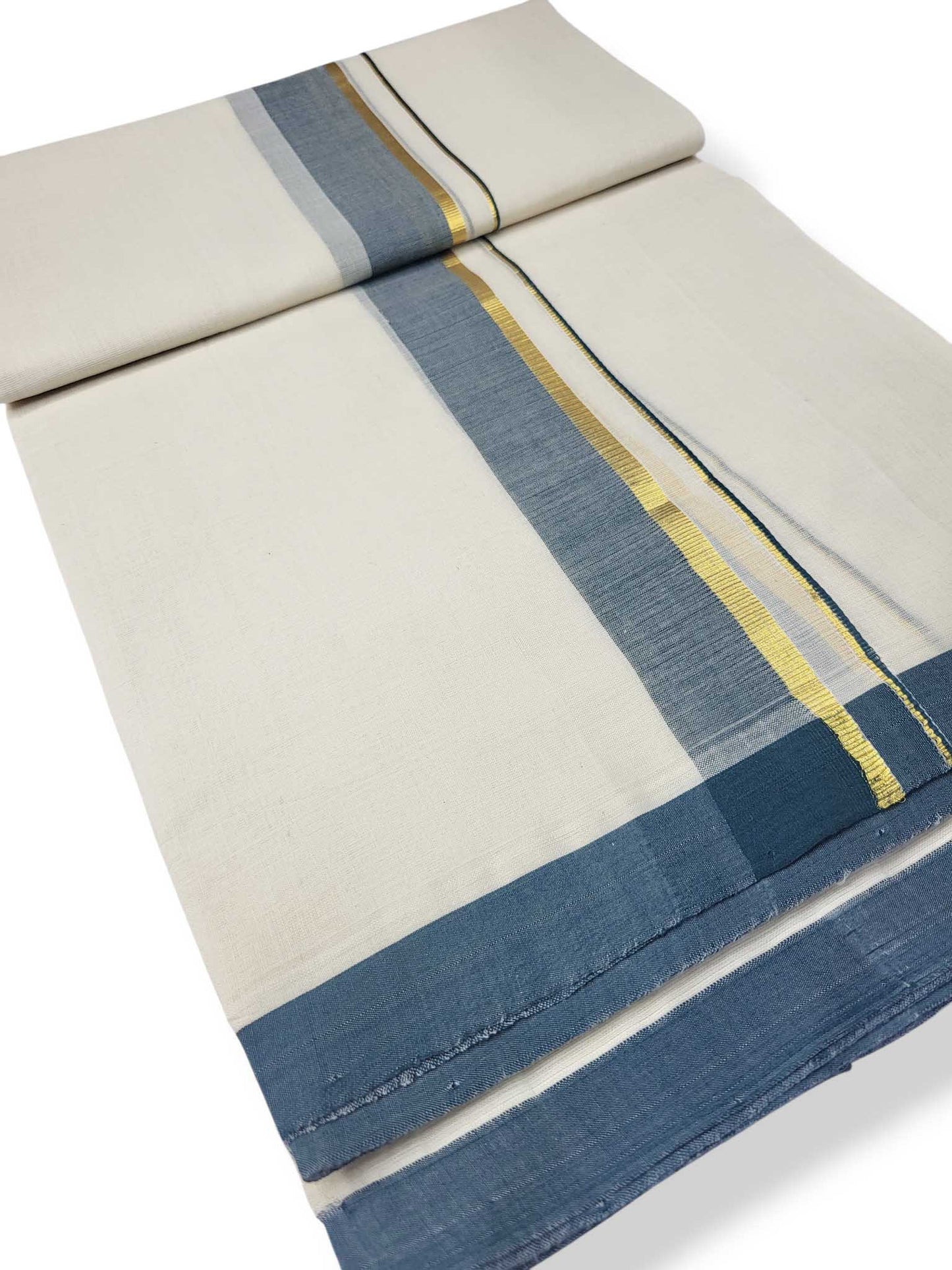 Kerala Balaramapuram Pure Cotton Handloom Mundu/Dhoti