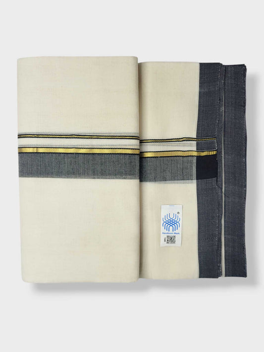 Kerala Balaramapuram Pure Cotton Handloom Mundu/Dhoti