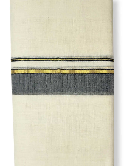 Kerala Balaramapuram Pure Cotton Handloom Mundu/Dhoti