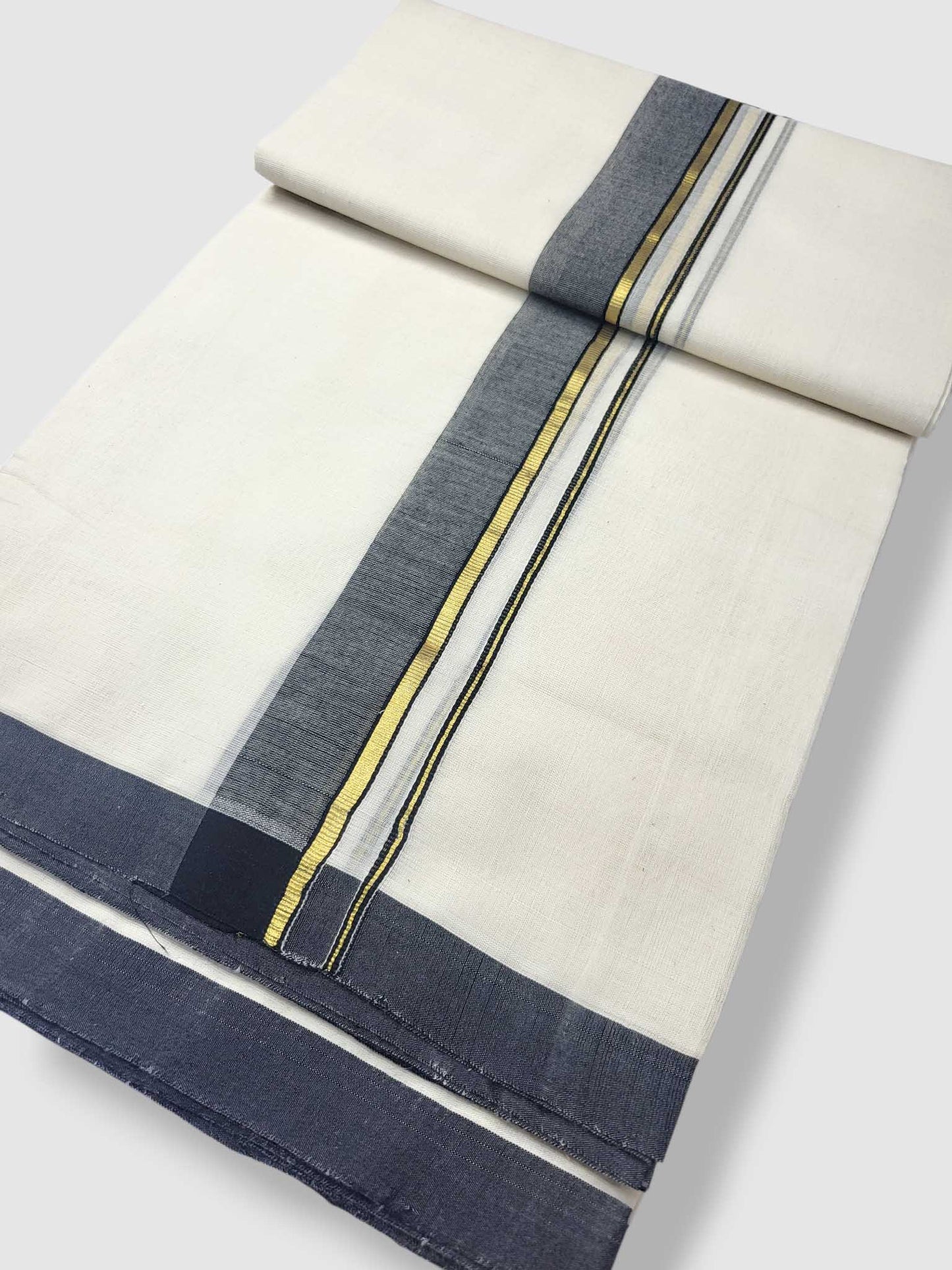 Kerala Balaramapuram Pure Cotton Handloom Mundu/Dhoti