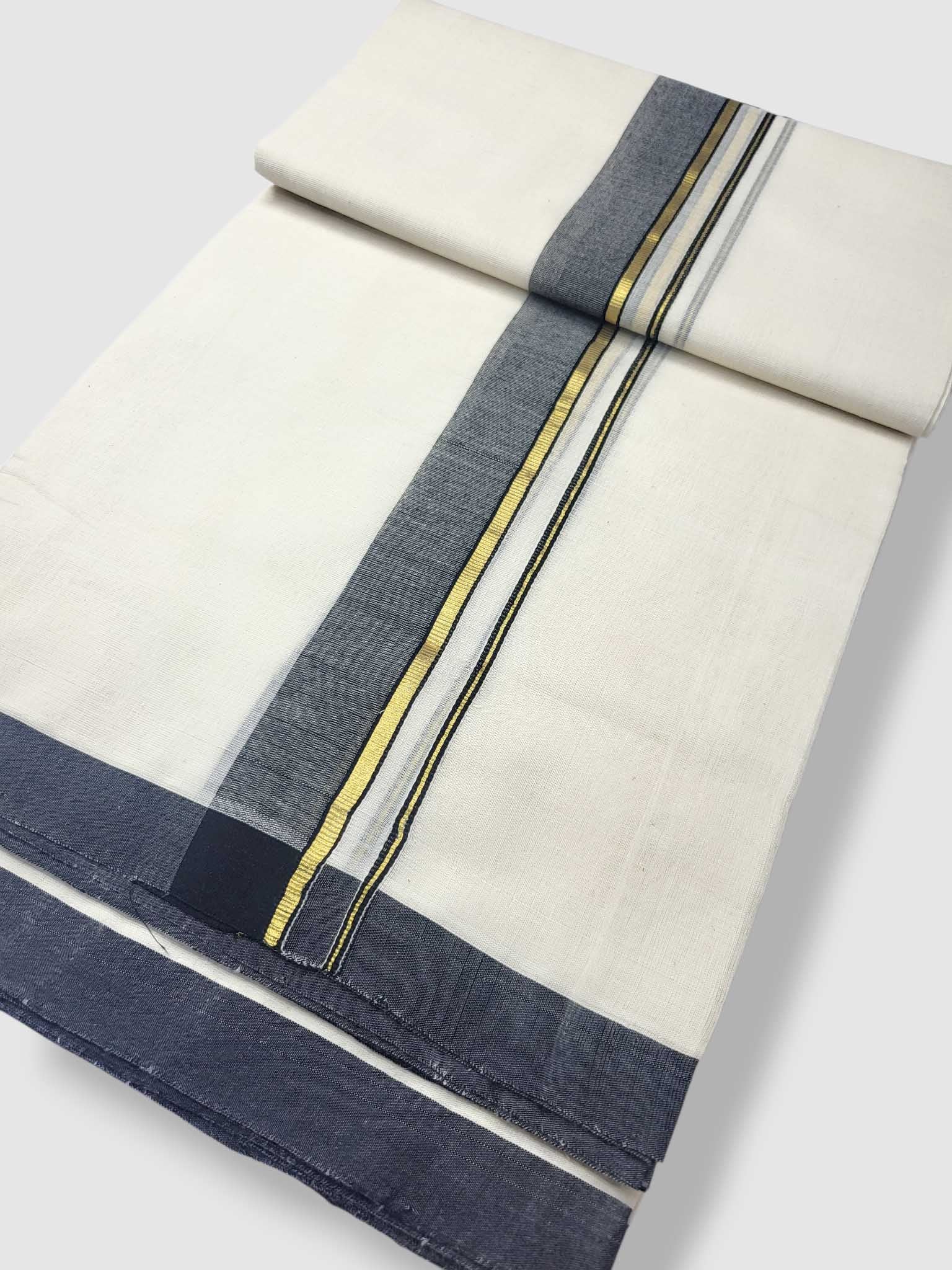 Kerala Balaramapuram Pure Cotton Handloom Mundu/Dhoti