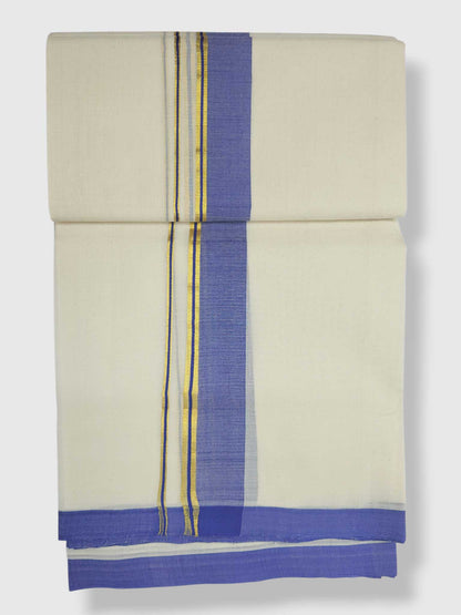 Kerala Balaramapuram Pure Cotton Handloom Mundu/Dhoti