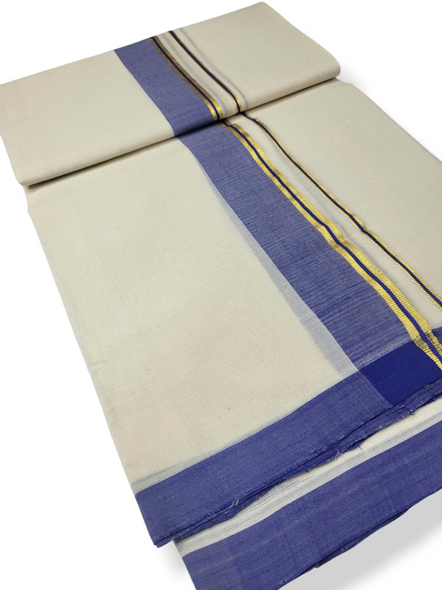 Kerala Balaramapuram Pure Cotton Handloom Mundu/Dhoti