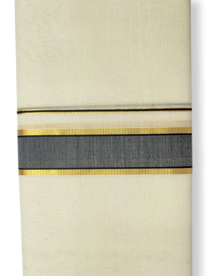 Kerala Balaramapuram Pure Cotton Handloom Mundu/Dhoti