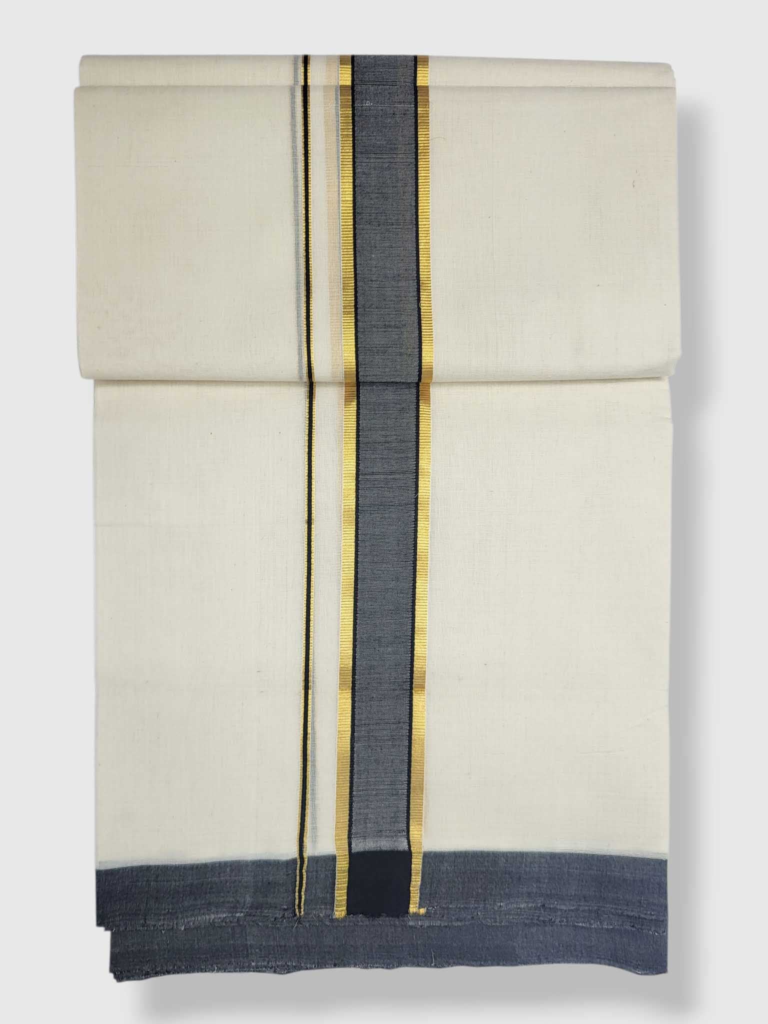 Kerala Balaramapuram Pure Cotton Handloom Mundu/Dhoti