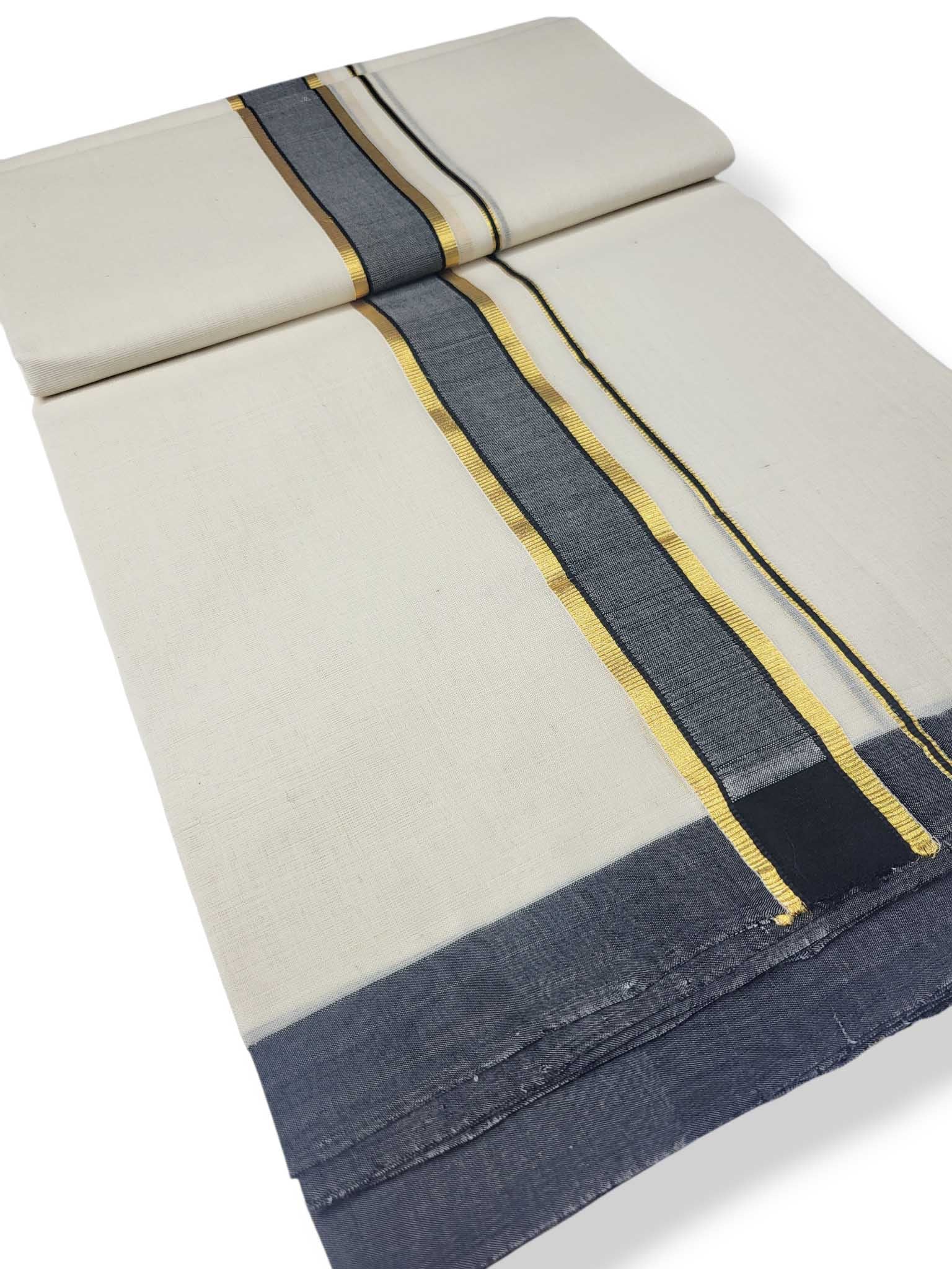 Kerala Balaramapuram Pure Cotton Handloom Mundu/Dhoti