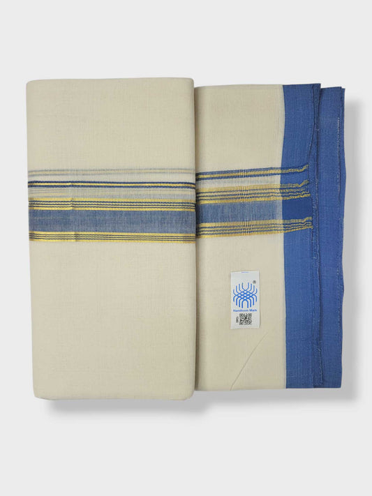 Kerala Balaramapuram Pure Cotton Handloom Mundu/Dhoti