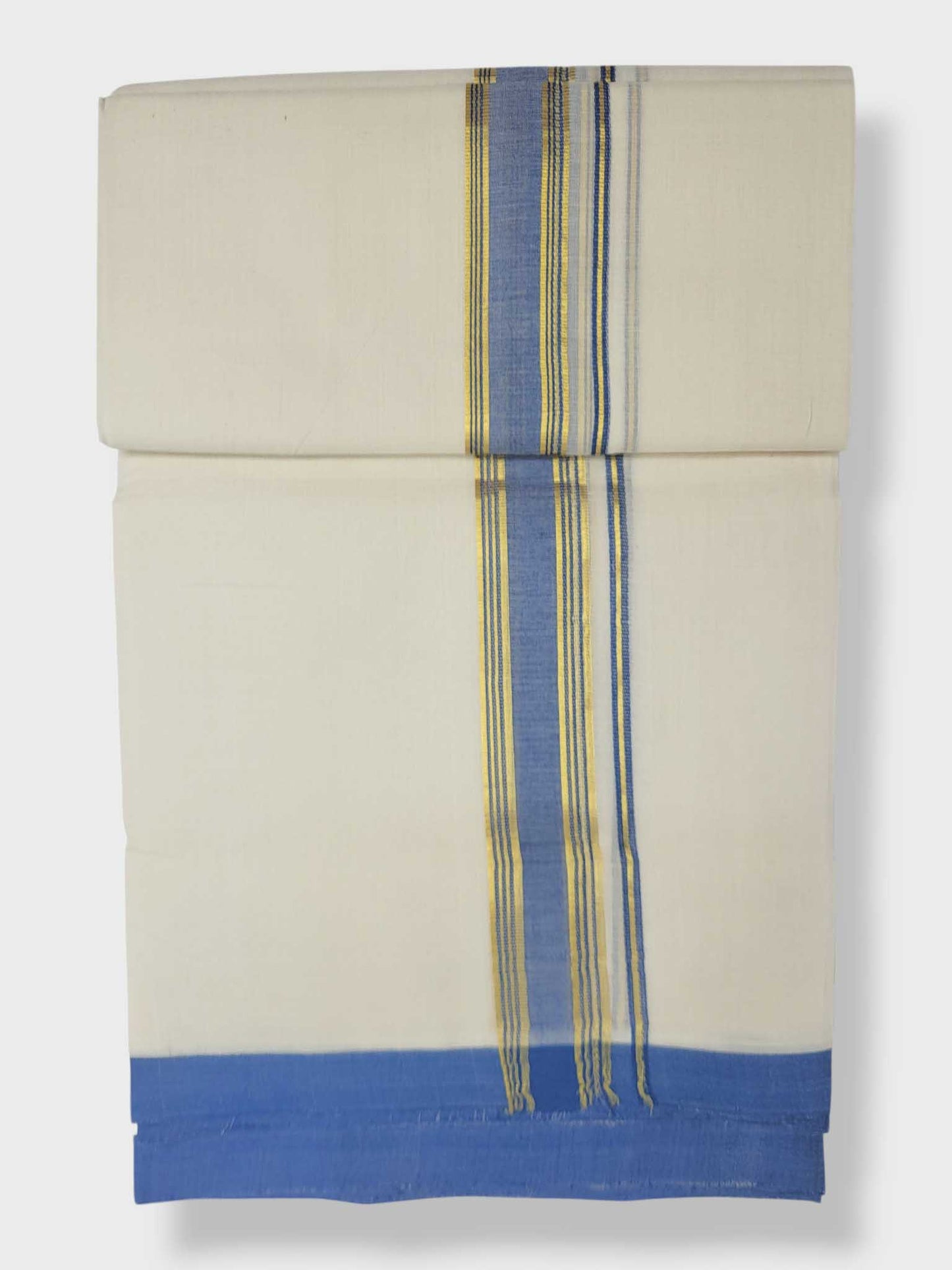 Kerala Balaramapuram Pure Cotton Handloom Mundu/Dhoti