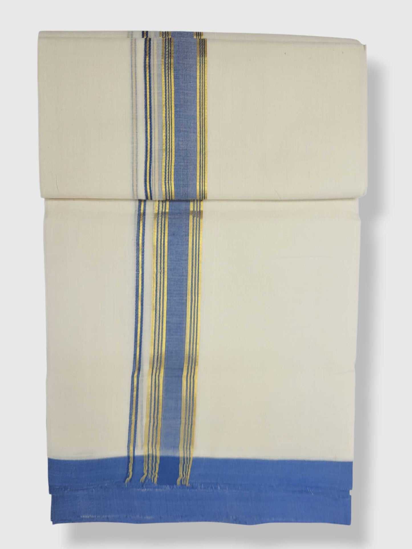 Kerala Balaramapuram Pure Cotton Handloom Mundu/Dhoti