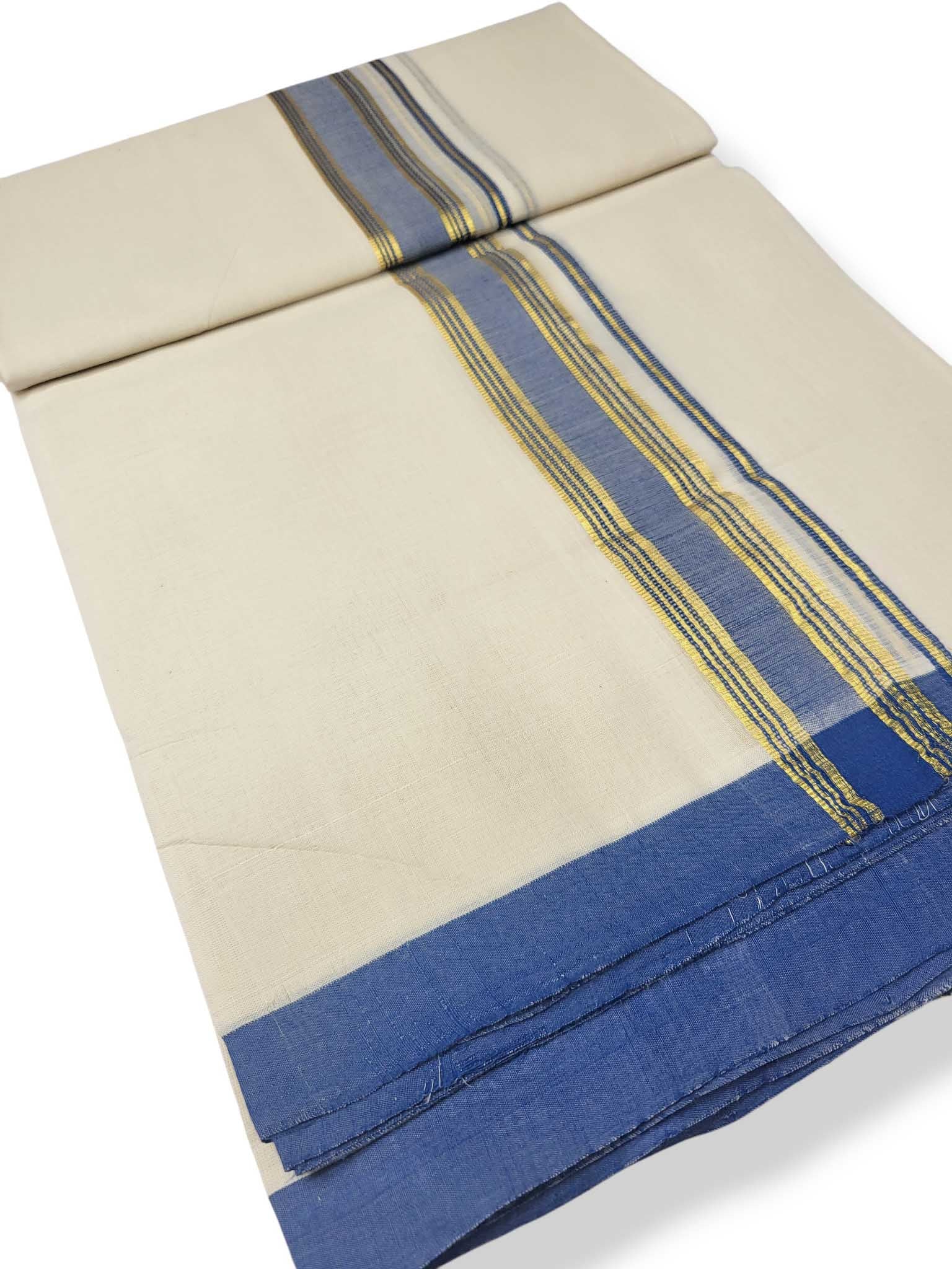 Kerala Balaramapuram Pure Cotton Handloom Mundu/Dhoti
