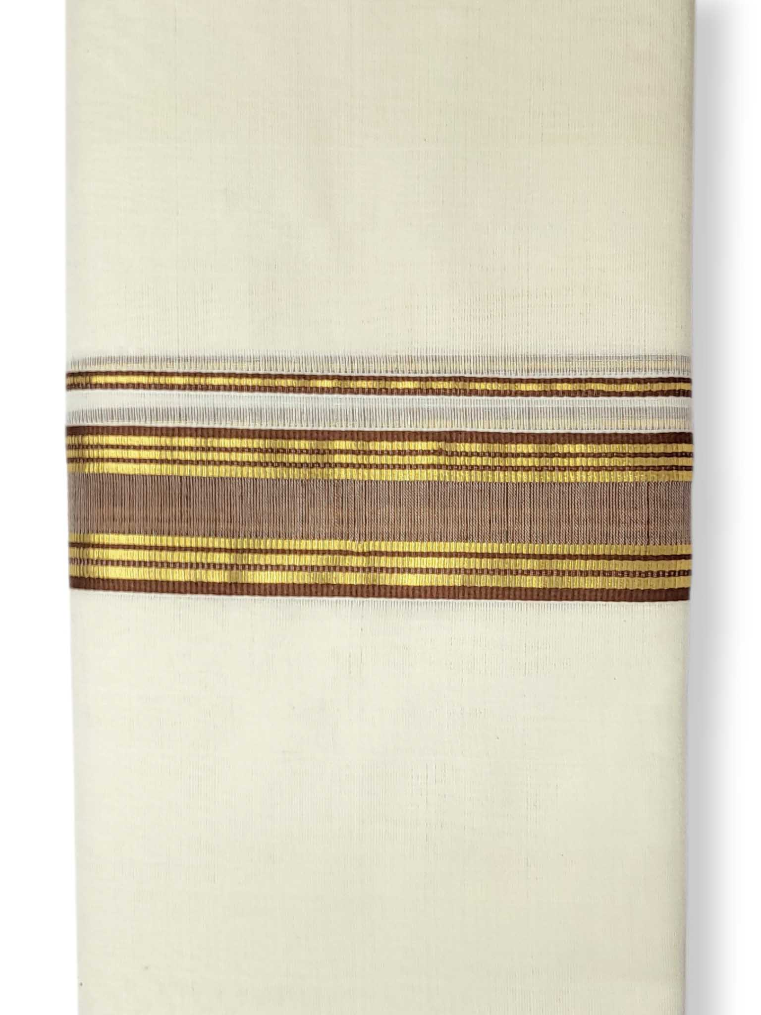 Kerala Balaramapuram Pure Cotton Handloom Mundu/Dhoti