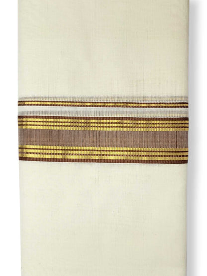 Kerala Balaramapuram Pure Cotton Handloom Mundu/Dhoti