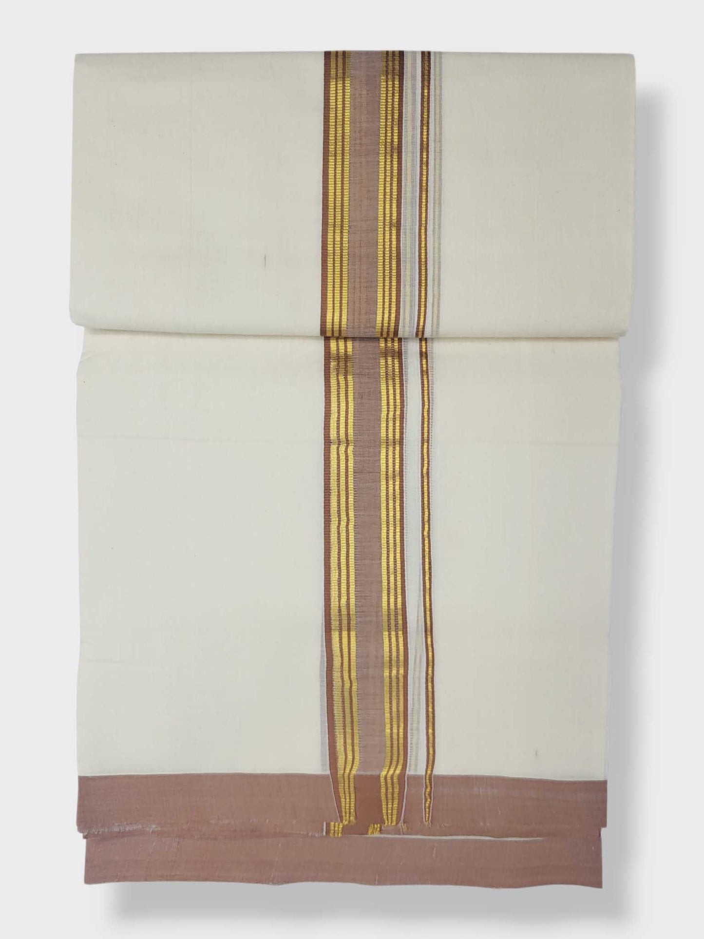Kerala Balaramapuram Pure Cotton Handloom Mundu/Dhoti
