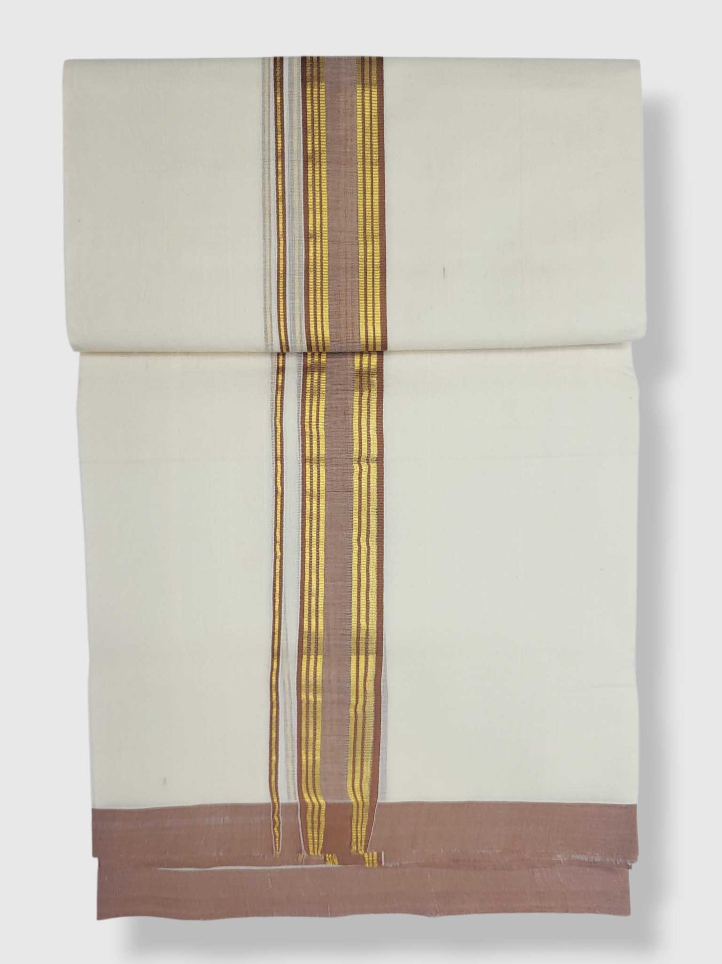 Kerala Balaramapuram Pure Cotton Handloom Mundu/Dhoti