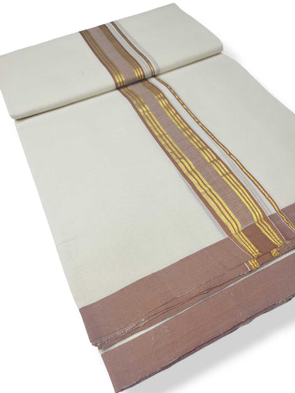 Kerala Balaramapuram Pure Cotton Handloom Mundu/Dhoti