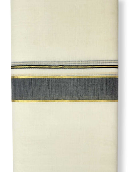 Kerala Balaramapuram Pure Cotton Handloom Mundu/Dhoti