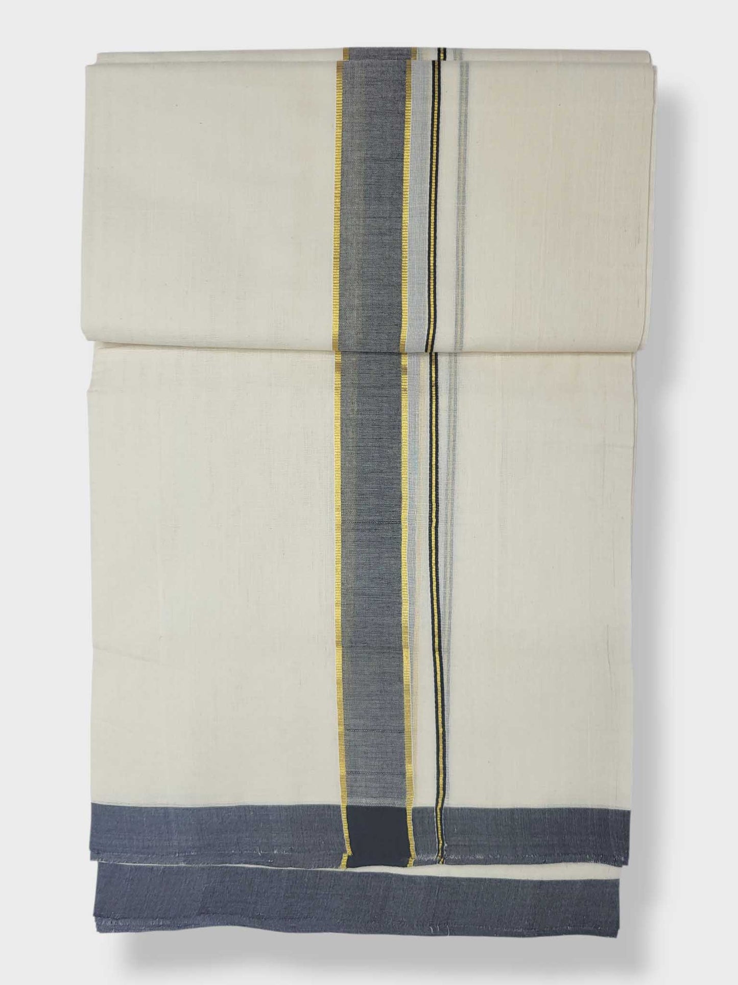 Kerala Balaramapuram Pure Cotton Handloom Mundu/Dhoti