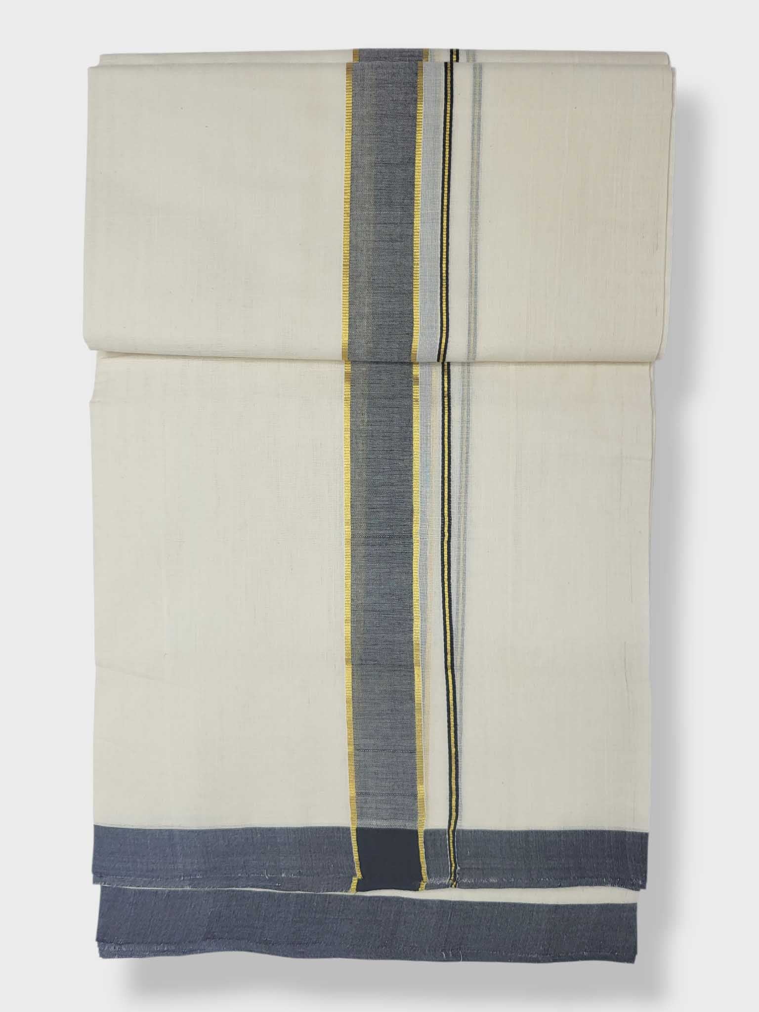 Kerala Balaramapuram Pure Cotton Handloom Mundu/Dhoti