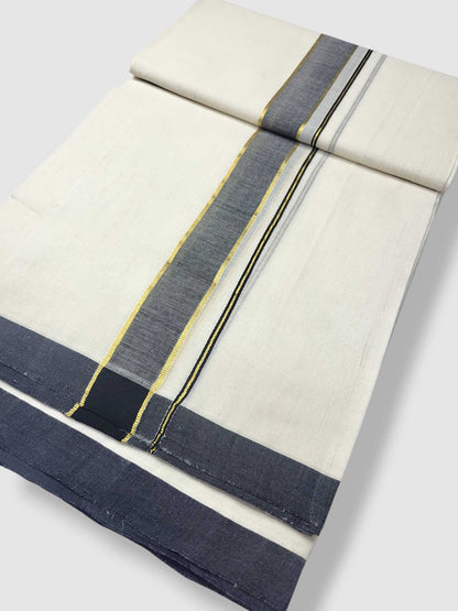Kerala Balaramapuram Pure Cotton Handloom Mundu/Dhoti