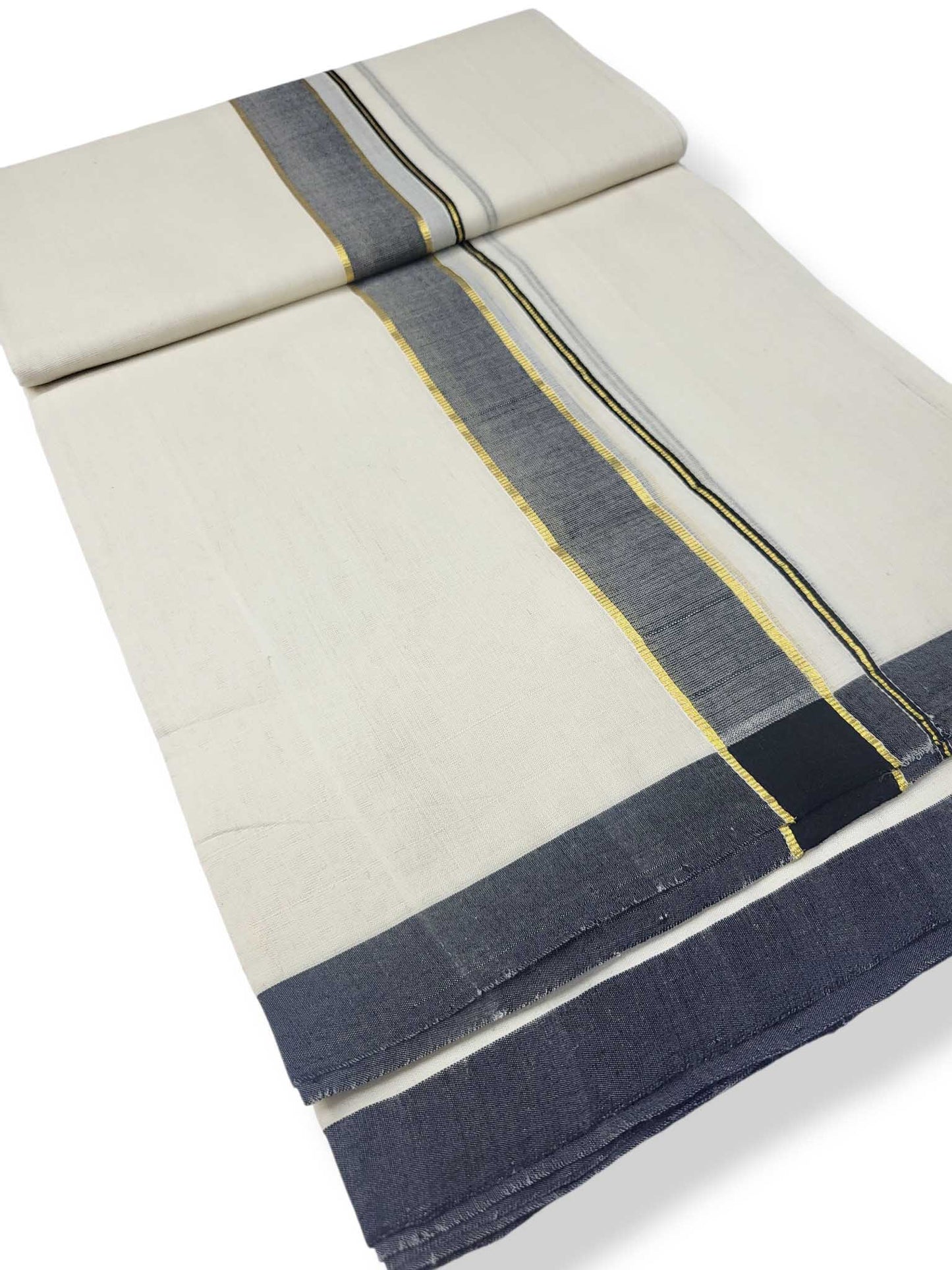 Kerala Balaramapuram Pure Cotton Handloom Mundu/Dhoti