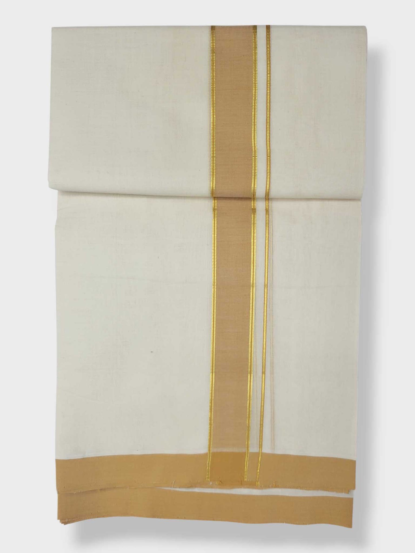 Kerala Balaramapuram Pure Cotton Handloom Mundu/Dhoti