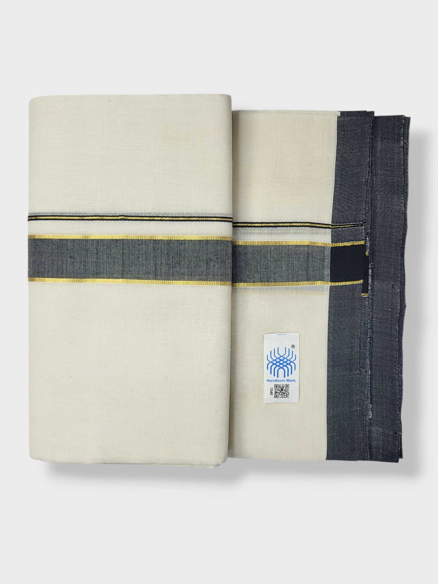 Kerala Balaramapuram Pure Cotton Handloom Mundu/Dhoti