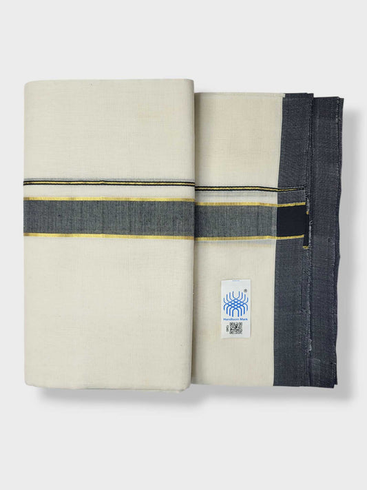 Kerala Balaramapuram Pure Cotton Handloom Mundu/Dhoti