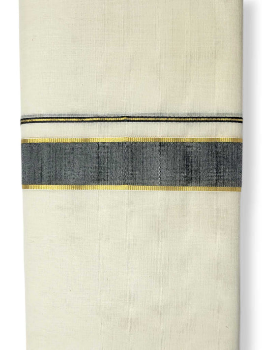 Kerala Balaramapuram Pure Cotton Handloom Mundu/Dhoti