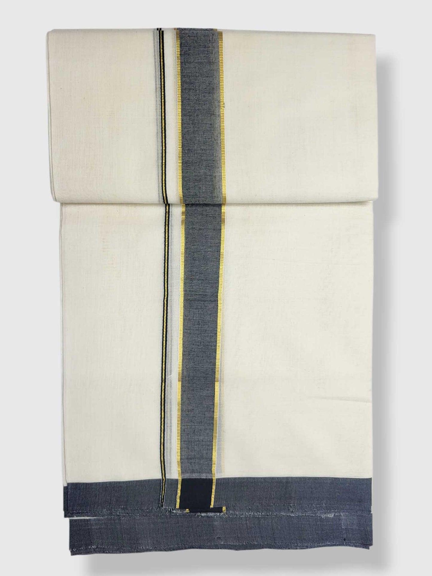 Kerala Balaramapuram Pure Cotton Handloom Mundu/Dhoti