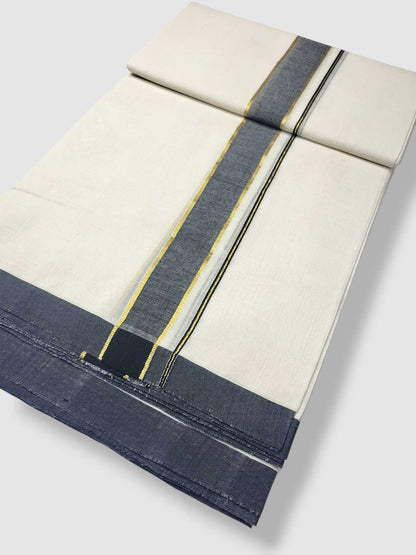 Kerala Balaramapuram Pure Cotton Handloom Mundu/Dhoti