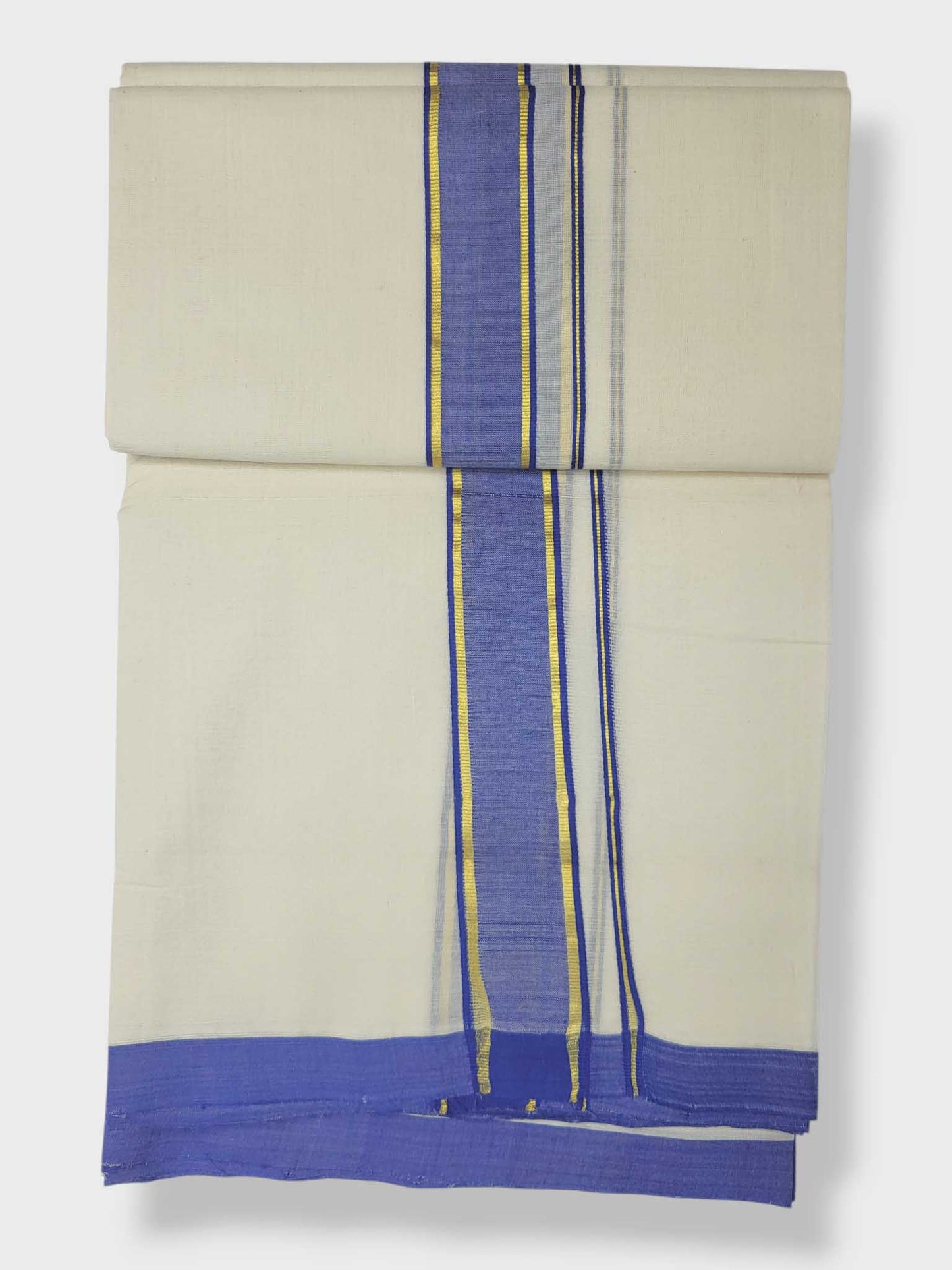 Kerala Balaramapuram Pure Cotton Handloom Mundu/Dhoti
