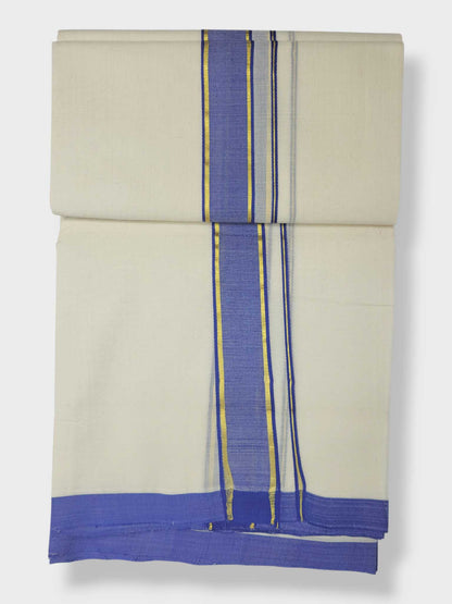 Kerala Balaramapuram Pure Cotton Handloom Mundu/Dhoti