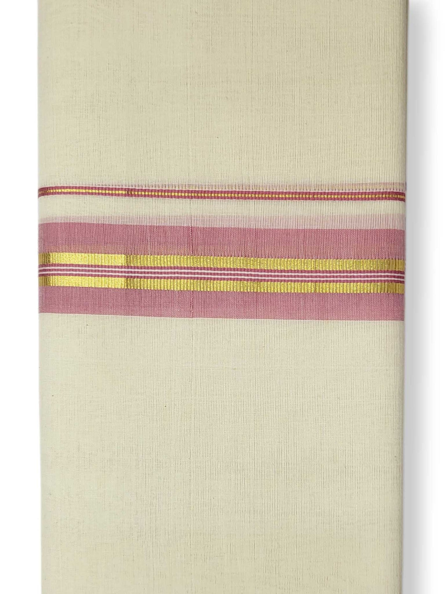 Kerala Balaramapuram Pure Cotton Handloom Mundu/Dhoti