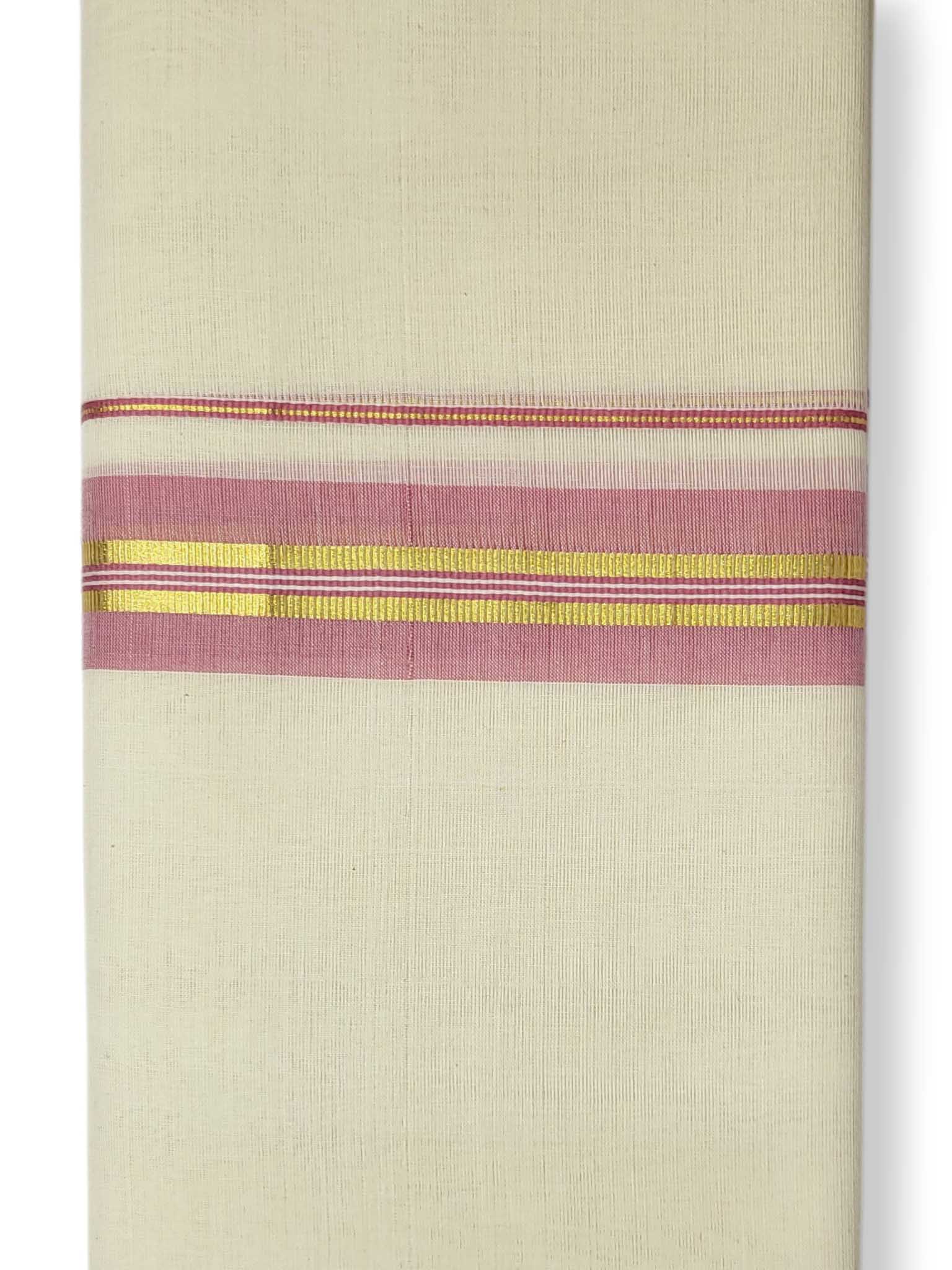 Kerala Balaramapuram Pure Cotton Handloom Mundu/Dhoti