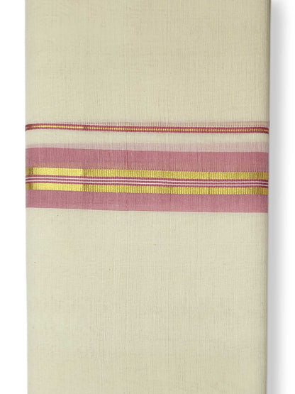 Kerala Balaramapuram Pure Cotton Handloom Mundu/Dhoti