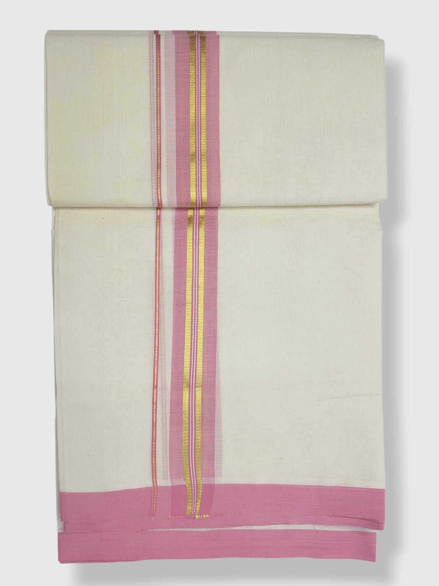 Kerala Balaramapuram Pure Cotton Handloom Mundu/Dhoti