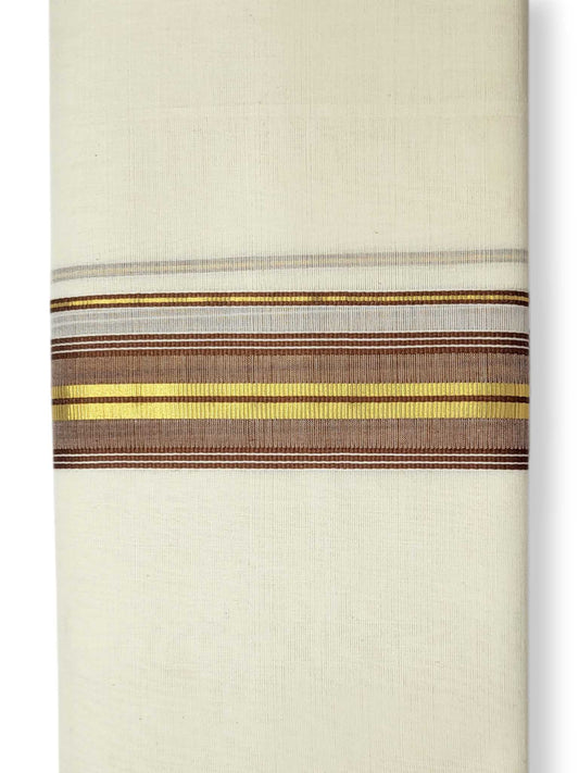 Kerala Balaramapuram Pure Cotton Handloom Mundu/Dhoti