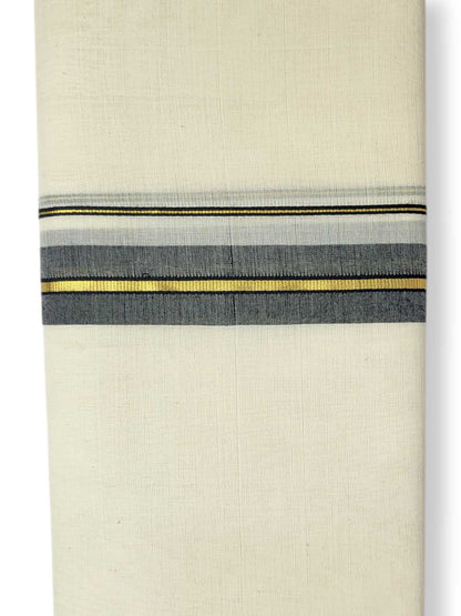 Kerala Balaramapuram Pure Cotton Handloom Mundu/Dhoti
