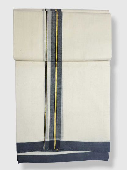 Kerala Balaramapuram Pure Cotton Handloom Mundu/Dhoti