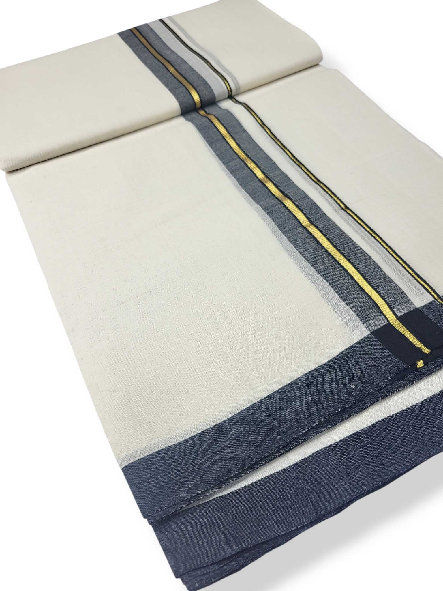 Kerala Balaramapuram Pure Cotton Handloom Mundu/Dhoti