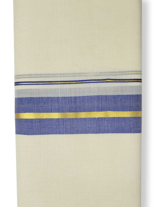 Kerala Balaramapuram Pure Cotton Handloom Mundu/Dhoti